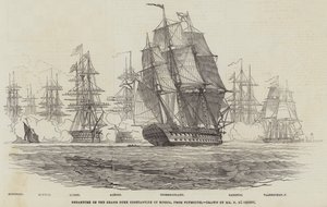 Odjezd velkovévody Konstantina Ruska z Plymouthu